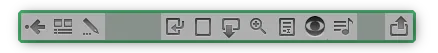 Toolbar as it behaves on Right-Click
